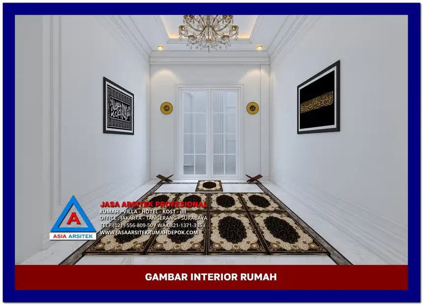 mushola Gambar Rumah Mewah 2 Lantai Terbaik di lahan 19x63 meter, gambar rumah mewah, desain rumah mewah, arsitektur rumah mewah, rumah mewah modern