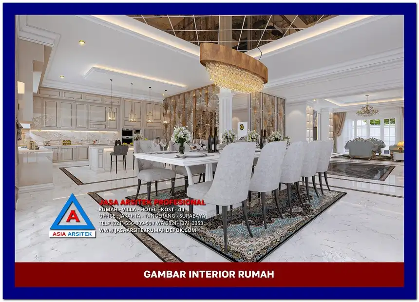ruang makan Gambar Rumah Mewah 2 Lantai di lahan 20x30 meter, gambar rumah mewah, desain rumah mewah, arsitektur rumah mewah, rumah mewah modern