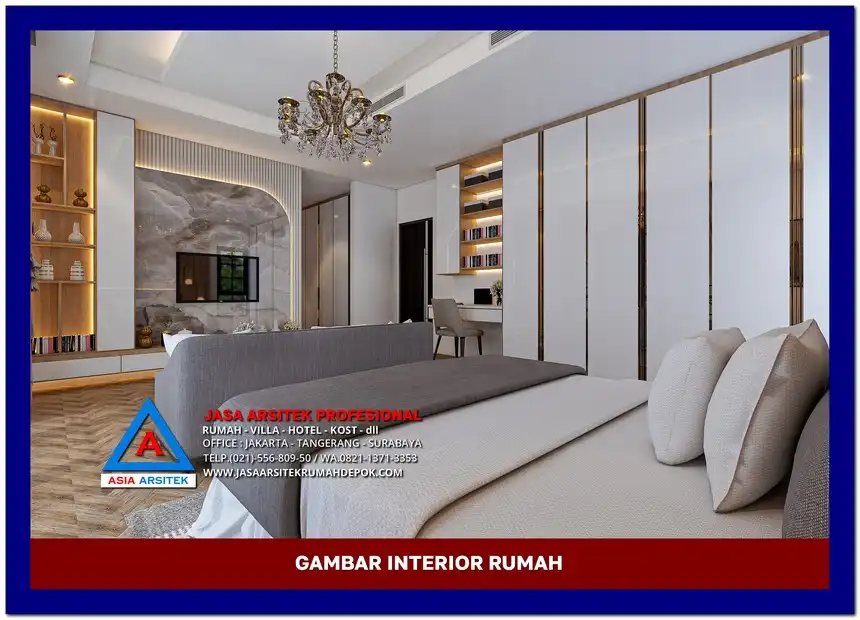ruang tidur Gambar Rumah Mewah 3 Lantai di lahan 16x25 meter, gambar rumah mewah, desain rumah mewah, arsitektur rumah mewah, rumah mewah modern