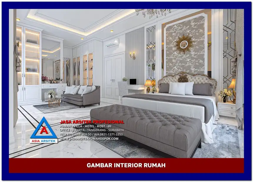 ruang tidur Gambar Rumah Mewah Klasik 3 Lantai di lahan 28x24 meter, gambar rumah mewah, desain rumah mewah, arsitektur rumah mewah, rumah mewah modern