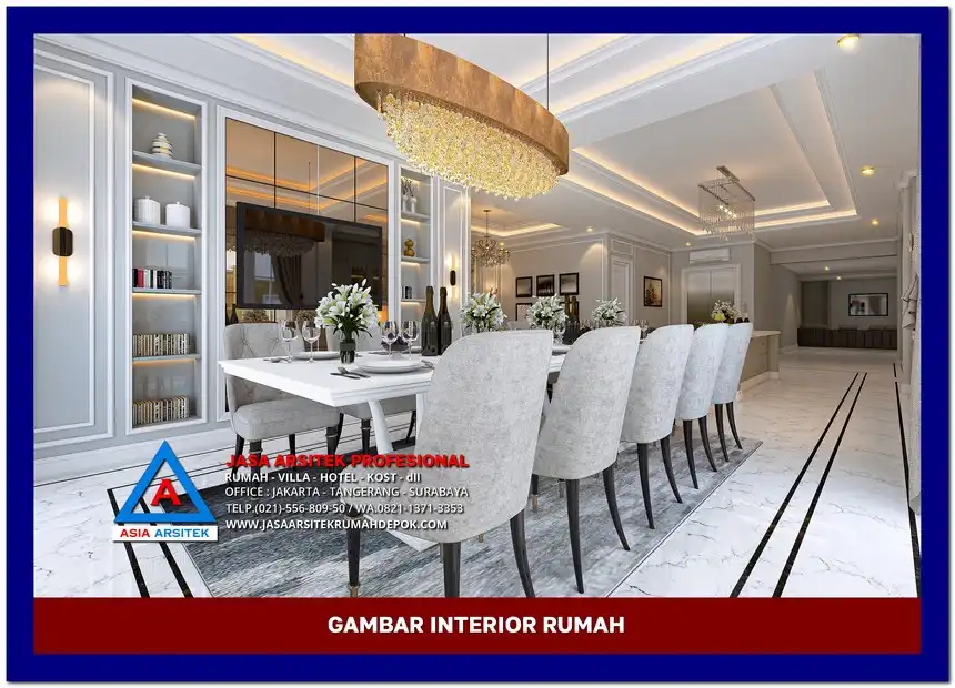 ruang makan Gambar Rumah Mewah Klasik 3 Lantai di lahan 28x24 meter, gambar rumah mewah, desain rumah mewah, arsitektur rumah mewah, rumah mewah modern