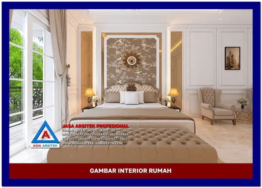 kamar tidur utama Gambar Rumah Mewah Terbaik di lahan 15x28 meter, gambar rumah mewah, desain rumah mewah, arsitektur rumah mewah, rumah mewah modern