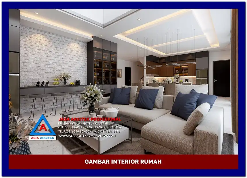 ruang bersama Gambar Rumah Minimalis 2 Lantai di Lahan 15x22 meter, rumah minimalis, gambar rumah minimalis, desain rumah minimalis