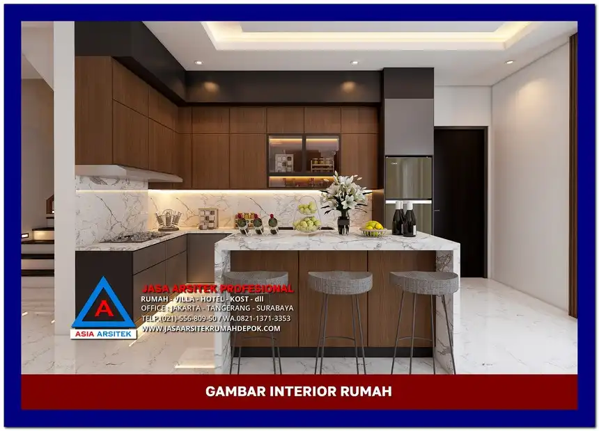 pantry Gambar Rumah Minimalis 2 Lantai di Lahan 15x22 meter, rumah minimalis, gambar rumah minimalis, desain rumah minimalis