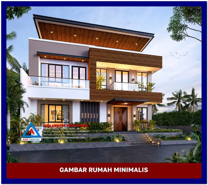 fasad Gambar Rumah Minimalis Modern 2 Lantai 3 Kamar, rumah minimalis, gambar rumah minimalis, desain rumah minimalis