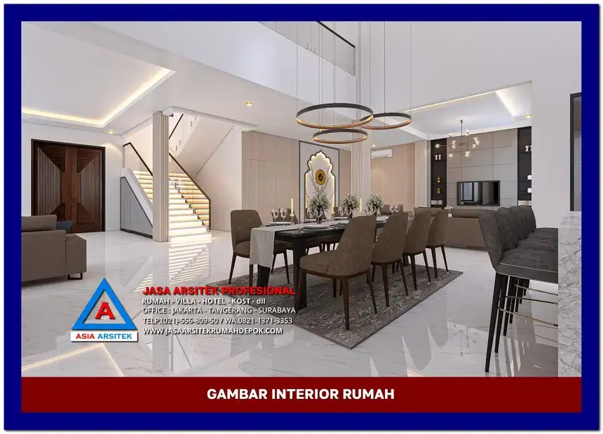 ruang makan Gambar Rumah Minimalis Modern 2 Lantai 3 Kamar, rumah minimalis, gambar rumah minimalis, desain rumah minimalis