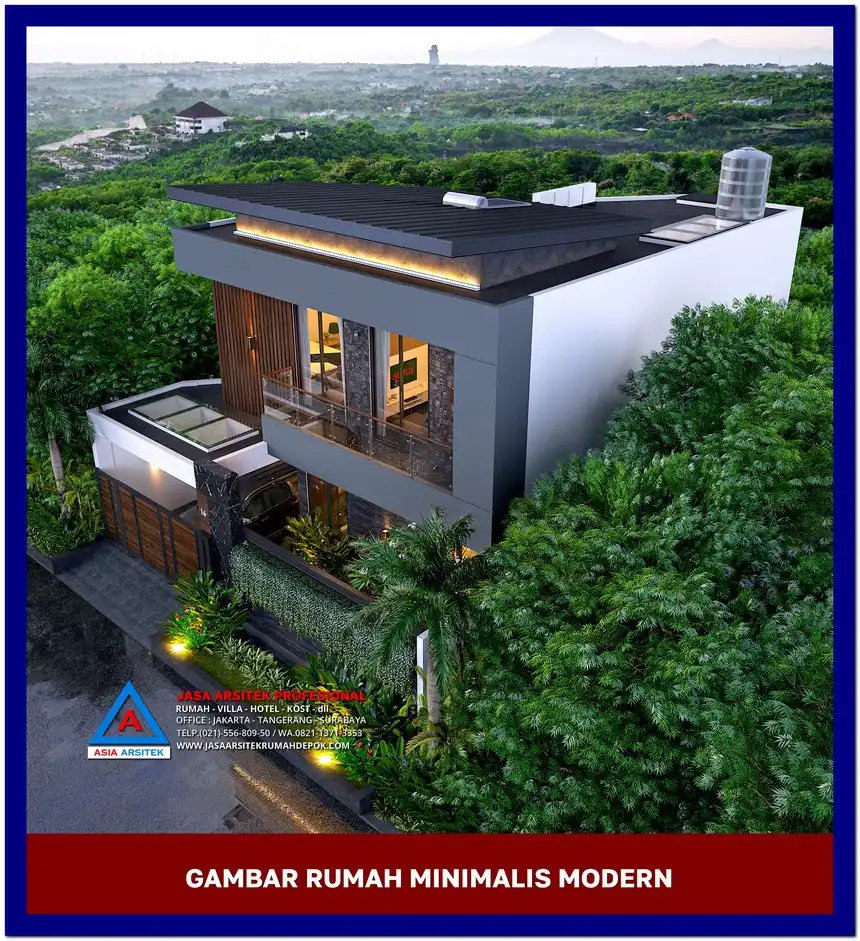 tampak atas Gambar Rumah Minimalis Modern di Lahan 12x15 meter, rumah minimalis, gambar rumah minimalis, desain rumah minimalis