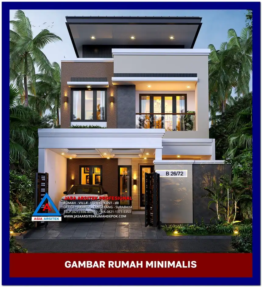 tampak depan Gambar Rumah Minimalis Murah Tapi Elegan, rumah minimalis, gambar rumah minimalis, desain rumah minimalis
