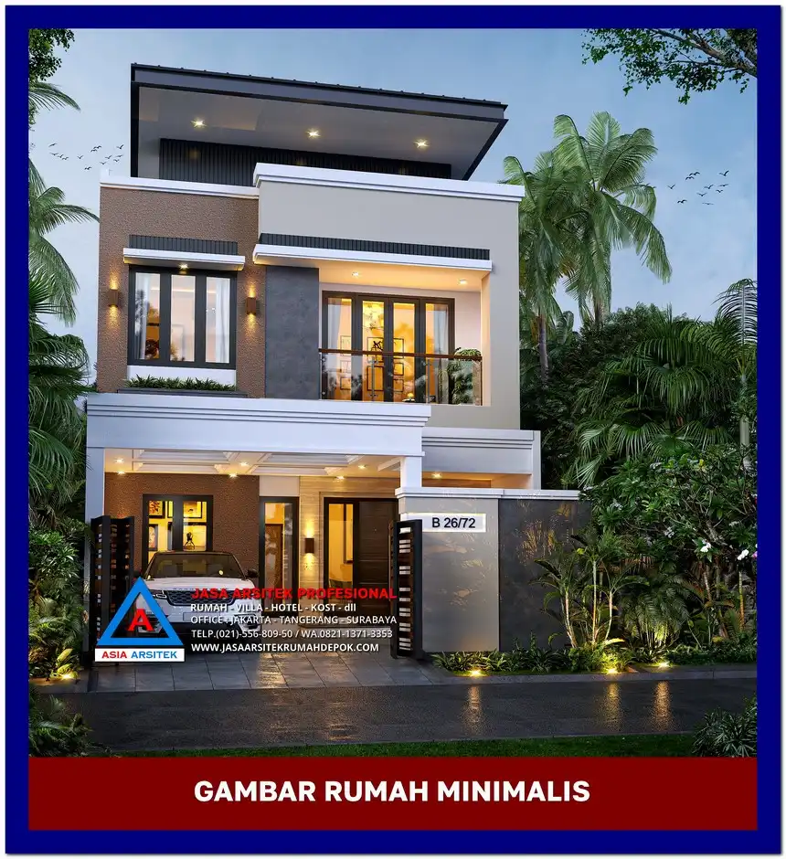 fasad Gambar Rumah Minimalis Murah Tapi Elegan, rumah minimalis, gambar rumah minimalis, desain rumah minimalis