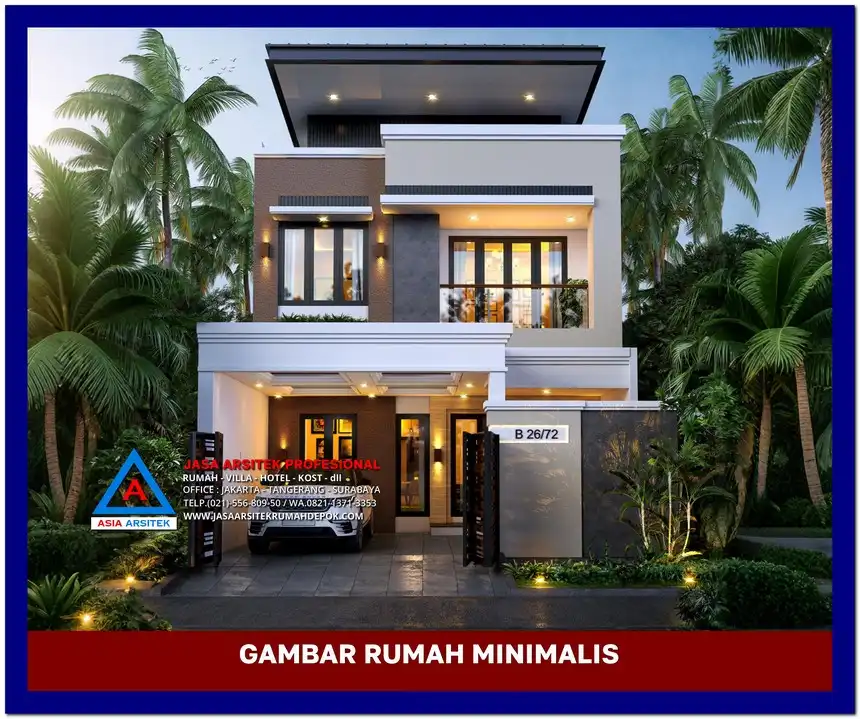 view depan Gambar Rumah Minimalis Murah Tapi Elegan, rumah minimalis, gambar rumah minimalis, desain rumah minimalis