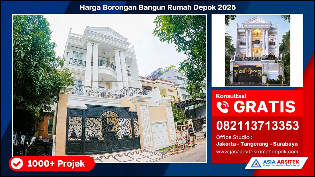 hd Harga Borongan Bangun Rumah Depok 2025, jasa arsitek rumah, biaya bangun rumah per meter, jasa bangun rumah per meter, kontraktor bangun rumah, jasa bangun rumah borongan, harga bangun rumah per meter
