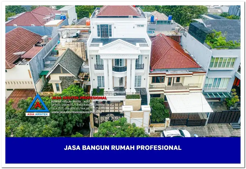 view atas bangunan Harga Borongan Bangun Rumah Depok 2025, jasa arsitek rumah, biaya bangun rumah per meter, jasa bangun rumah per meter, kontraktor bangun rumah, jasa bangun rumah borongan, harga bangun rumah per meter