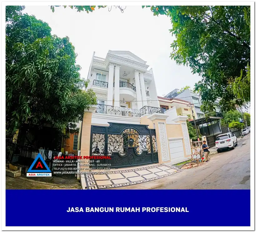 fasad bangunan Harga Borongan Bangun Rumah Depok 2025, jasa arsitek rumah, biaya bangun rumah per meter, jasa bangun rumah per meter, kontraktor bangun rumah, jasa bangun rumah borongan, harga bangun rumah per meter