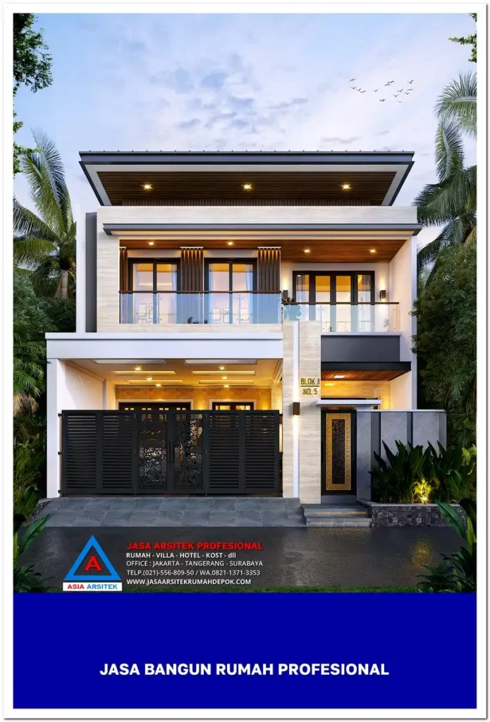 tampak depan Jasa Bangun Rumah Bergaransi Di Depok, jasa arsitek rumah, biaya bangun rumah per meter, jasa bangun rumah per meter, kontraktor bangun rumah, jasa bangun rumah borongan, harga bangun rumah per meter