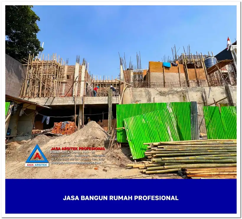 tampak depan bangunan Jasa Bangun Rumah Borongan Atau Harian di Depok, jasa arsitek rumah, biaya bangun rumah per meter, jasa bangun rumah per meter, kontraktor bangun rumah, jasa bangun rumah borongan, harga bangun rumah per meter
