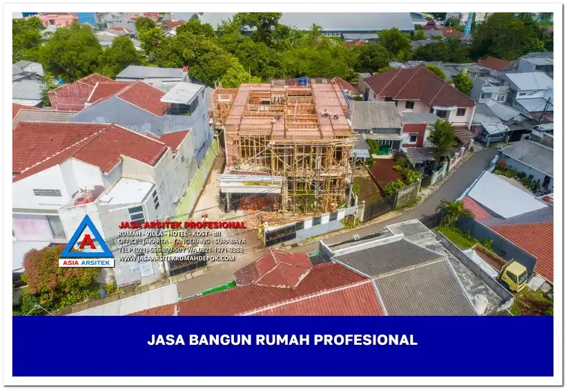 tampak atas Jasa Bangun Rumah Cepat & Berkualitas Di Depok, jasa arsitek rumah, biaya bangun rumah per meter, jasa bangun rumah per meter, kontraktor bangun rumah, jasa bangun rumah borongan, harga bangun rumah per meter