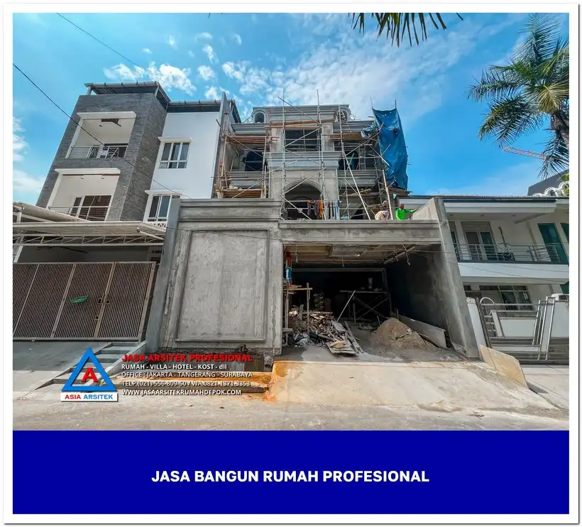 fasad Jasa Bangun Rumah Depok Full Renovasi Dan Pembangunan Baru, jasa arsitek rumah, biaya bangun rumah per meter, jasa bangun rumah per meter, kontraktor bangun rumah, jasa bangun rumah borongan, harga bangun rumah per meter