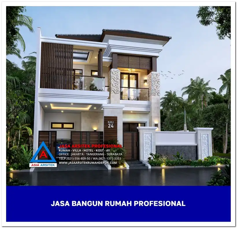 fasad Jasa Bangun Rumah Di Depok Dengan Harga Terjangkau, jasa arsitek rumah, biaya bangun rumah per meter, jasa bangun rumah per meter, kontraktor bangun rumah, jasa bangun rumah borongan, harga bangun rumah per meter