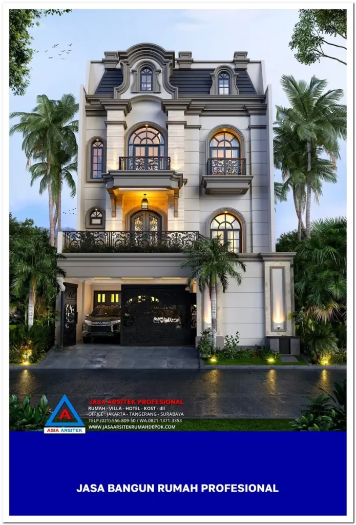 tampak depan Jasa Bangun Rumah Di Depok Jakarta Bandung Surabaya, jasa arsitek rumah, biaya bangun rumah per meter, jasa bangun rumah per meter, kontraktor bangun rumah, jasa bangun rumah borongan, harga bangun rumah per meter