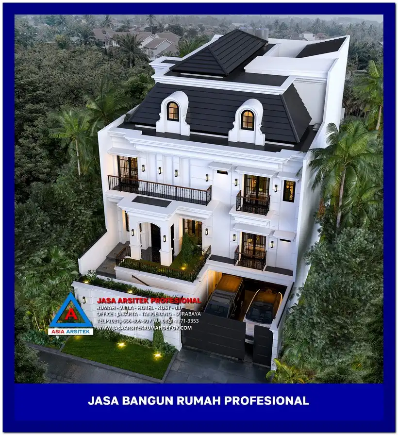 tampak atas Jasa Desain Dan Bangun Rumah Depok, jasa arsitek rumah, biaya bangun rumah per meter, jasa bangun rumah per meter, kontraktor bangun rumah, jasa bangun rumah borongan, harga bangun rumah per meter