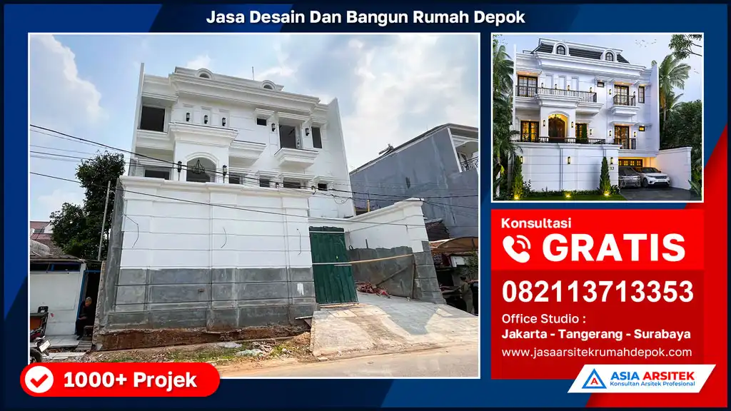 HD Jasa Desain Dan Bangun Rumah Depok, jasa arsitek rumah, biaya bangun rumah per meter, jasa bangun rumah per meter, kontraktor bangun rumah, jasa bangun rumah borongan, harga bangun rumah per meter