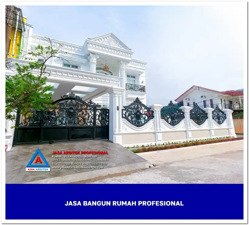 depan kiri bangunan Jasa Konstruksi Rumah Di Depok, jasa arsitek rumah, biaya bangun rumah per meter, jasa bangun rumah per meter, kontraktor bangun rumah, jasa bangun rumah borongan, harga bangun rumah per meter