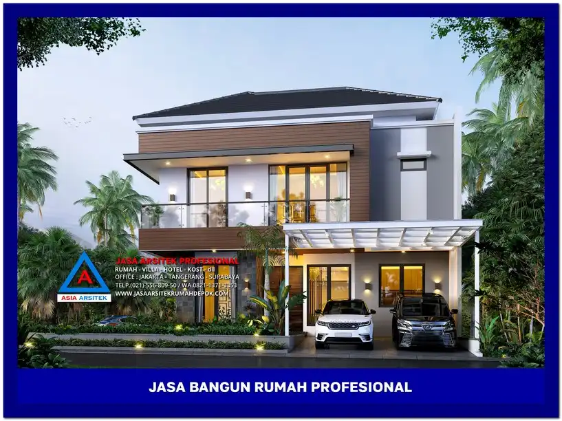 tampak depan 3d Perbedaan Jasa Bangun Rumah Dan Kontraktor Umum, jasa arsitek rumah, biaya bangun rumah per meter, jasa bangun rumah per meter, kontraktor bangun rumah, jasa bangun rumah borongan, harga bangun rumah per meter