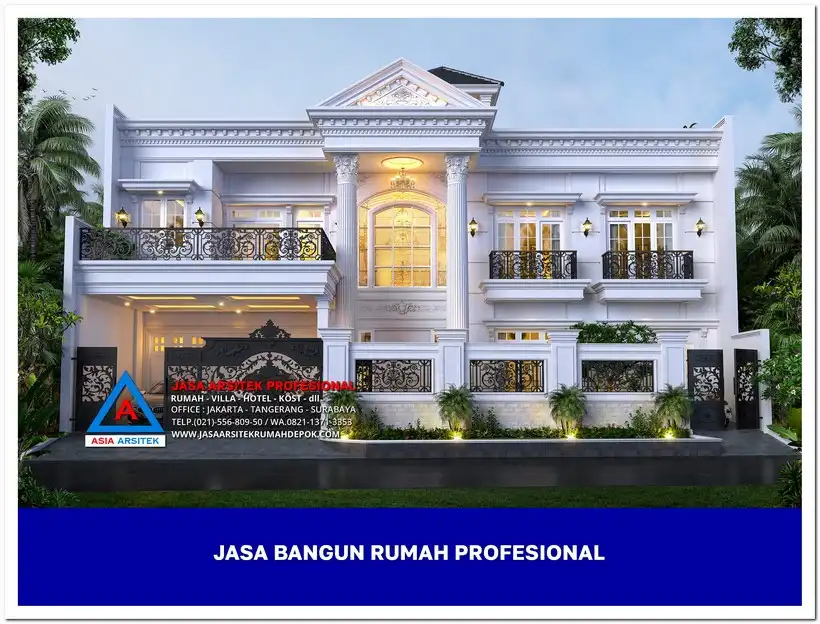 tampak depan Perusahaan Jasa Bangun Rumah Depok, jasa arsitek rumah, biaya bangun rumah per meter, jasa bangun rumah per meter, kontraktor bangun rumah, jasa bangun rumah borongan, harga bangun rumah per meter