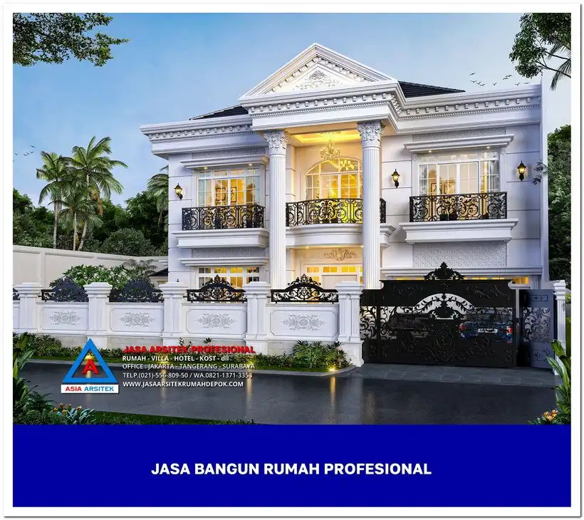 tampak depan Rekomendasi Jasa Bangun Rumah Depok Terbaik, jasa arsitek rumah, biaya bangun rumah per meter, jasa bangun rumah per meter, kontraktor bangun rumah, jasa bangun rumah borongan, harga bangun rumah per meter