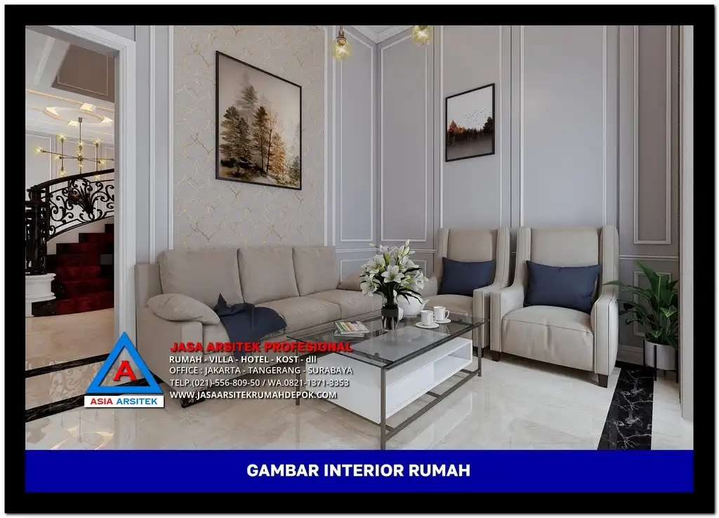ruang duduk Gambar Desain Rumah Klasik 2 Lantai Ukuran 8x18 meter, gambar rumah klasik, desain rumah klasik, model rumah klasik, rumah klasik elegan, inspirasi rumah klasik, contoh rumah klasik