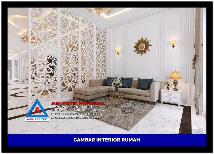 ruang tamu Gambar Rumah Klasik 1 Lantai 38x74 meter, gambar rumah klasik, desain rumah klasik, model rumah klasik, rumah klasik elegan, inspirasi rumah klasik, contoh rumah klasik