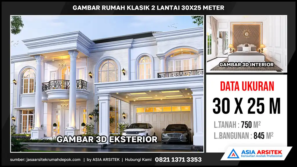 hd Gambar Rumah Klasik 2 Lantai 30x25 meter, gambar rumah klasik, desain rumah klasik, model rumah klasik, rumah klasik elegan, inspirasi rumah klasik, contoh rumah klasik