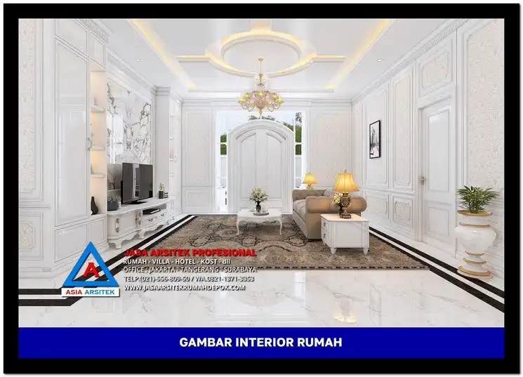 ruang keluarga Gambar Rumah Mewah Klasik 2 Lantai Luas 877 m2, gambar rumah mewah, desain rumah mewah, arsitektur rumah mewah, rumah mewah modern
