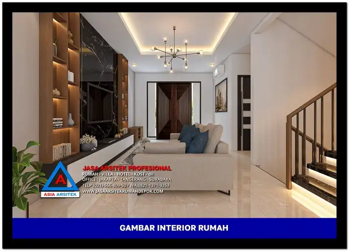 ruang keluarga Gambar Rumah Minimalis Modern 3 Lantai di Lahan 8x18 meter, rumah minimalis, gambar rumah minimalis, desain rumah minimalis