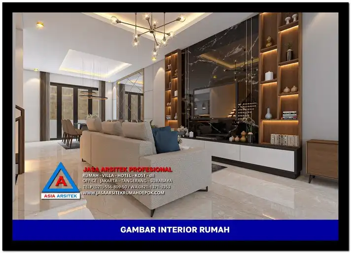 ruang bersama Gambar Rumah Minimalis Modern 3 Lantai di Lahan 8x18 meter, rumah minimalis, gambar rumah minimalis, desain rumah minimalis