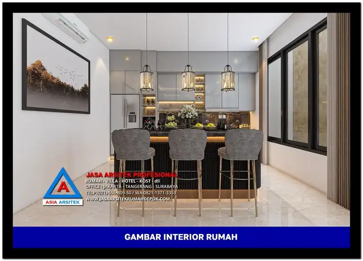 ruang makanan Gambar Rumah Minimalis Modern 3 Lantai di Lahan 8x18 meter, rumah minimalis, gambar rumah minimalis, desain rumah minimalis