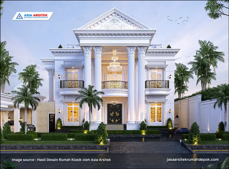 Desain Rumah Klasik Mewah Keuntungan Menggunakan Jasa Desain Rumah untuk Hunian yang Fungsional dan Estetis, jasa desain rumah, jasa arsitek rumah, jasa arsitek, jasa desain rumah depok tangerang bekasi