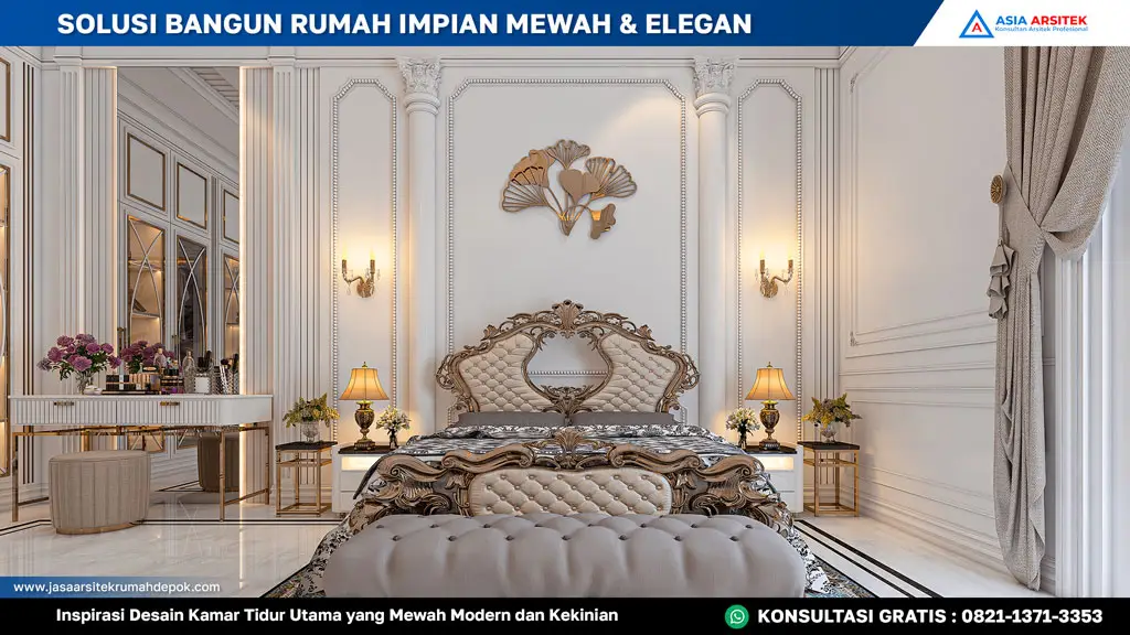 Inspirasi Desain Kamar Tidur Utama yang Mewah Modern dan Kekinian, Kontraktor Bangunan Depok Profesional, jasa arsitek rumah depok, jasa arsitek depok, jasa desain rumah depok, jasa kontraktor rumah, jasa kontraktor bangunan, jasa bangun rumah, jasa renovasi rumah, kontraktor rumah, kontraktor bangunan, kontraktor depok, jasa kontraktor bangunan depok, jasa bangun rumah depok, jasa renovasi rumah depok, jasa arsitek rumah, jasa desain rumah